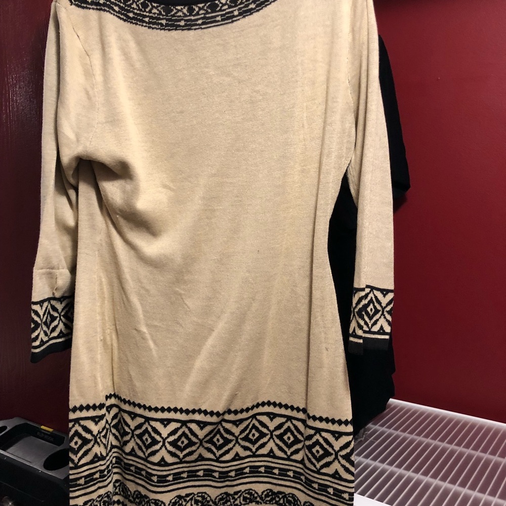 Patterned Sweater Dress